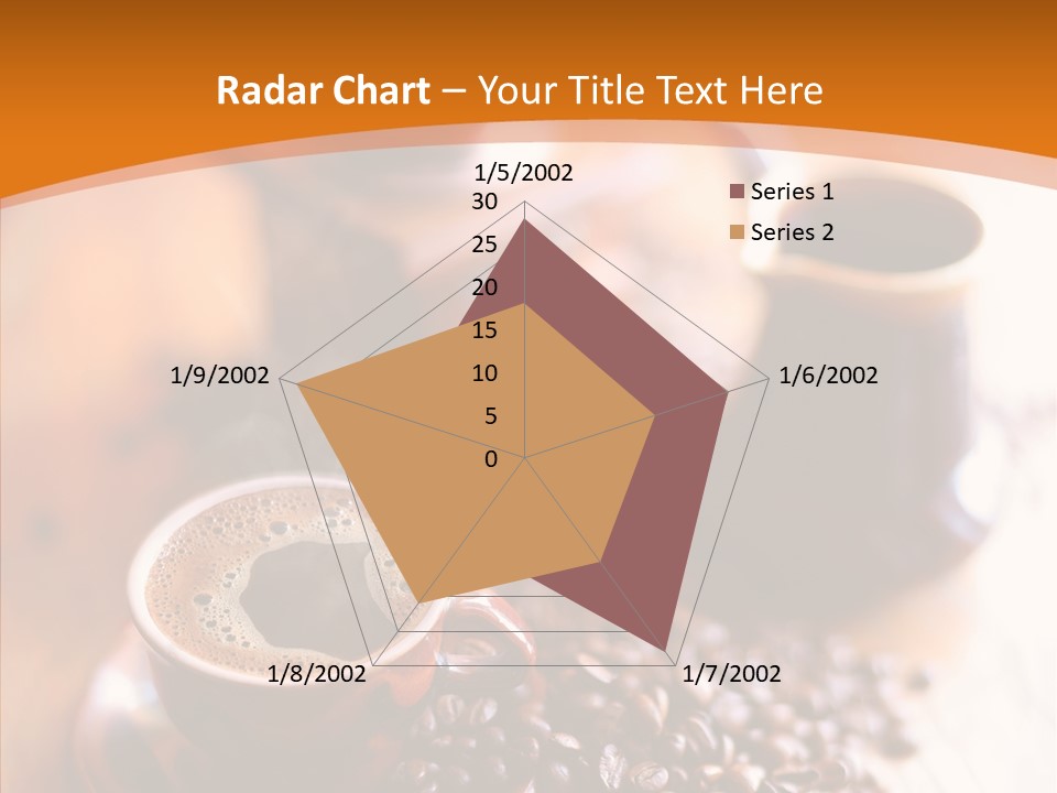 Roasted Grain Coffee Bean PowerPoint Template