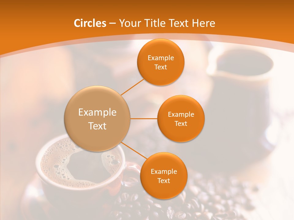 Roasted Grain Coffee Bean PowerPoint Template