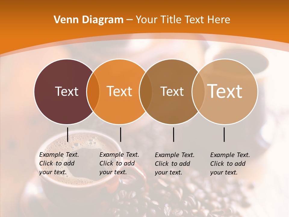 Roasted Grain Coffee Bean PowerPoint Template