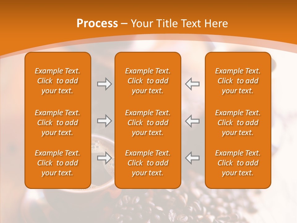 Roasted Grain Coffee Bean PowerPoint Template