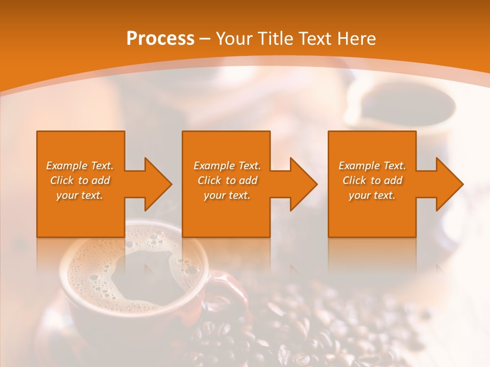 Roasted Grain Coffee Bean PowerPoint Template