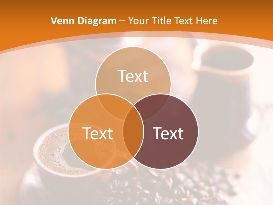 Roasted Grain Coffee Bean PowerPoint Template