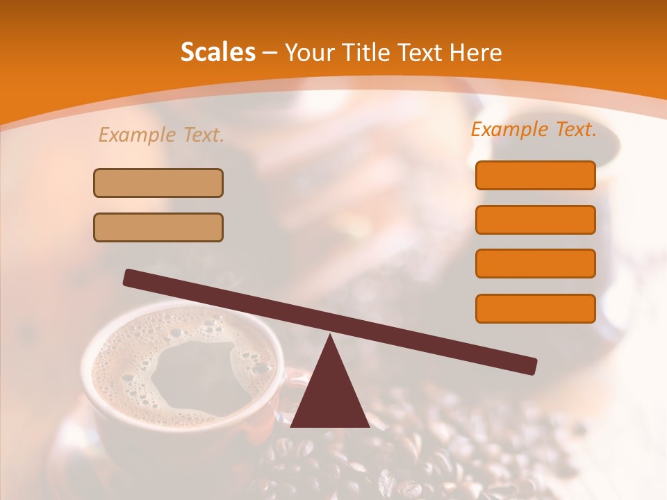 Roasted Grain Coffee Bean PowerPoint Template