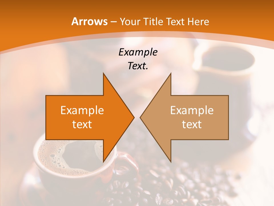 Roasted Grain Coffee Bean PowerPoint Template