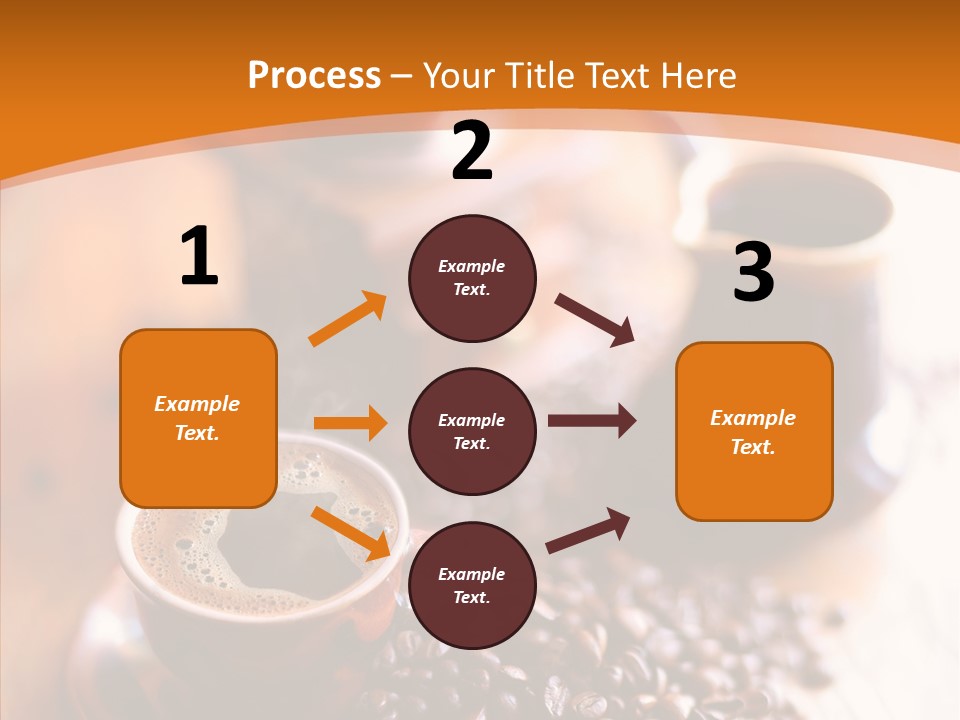 Roasted Grain Coffee Bean PowerPoint Template