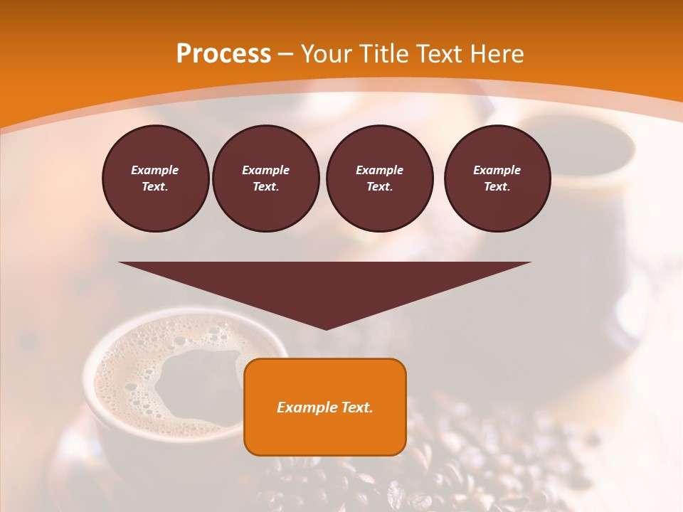 Roasted Grain Coffee Bean PowerPoint Template