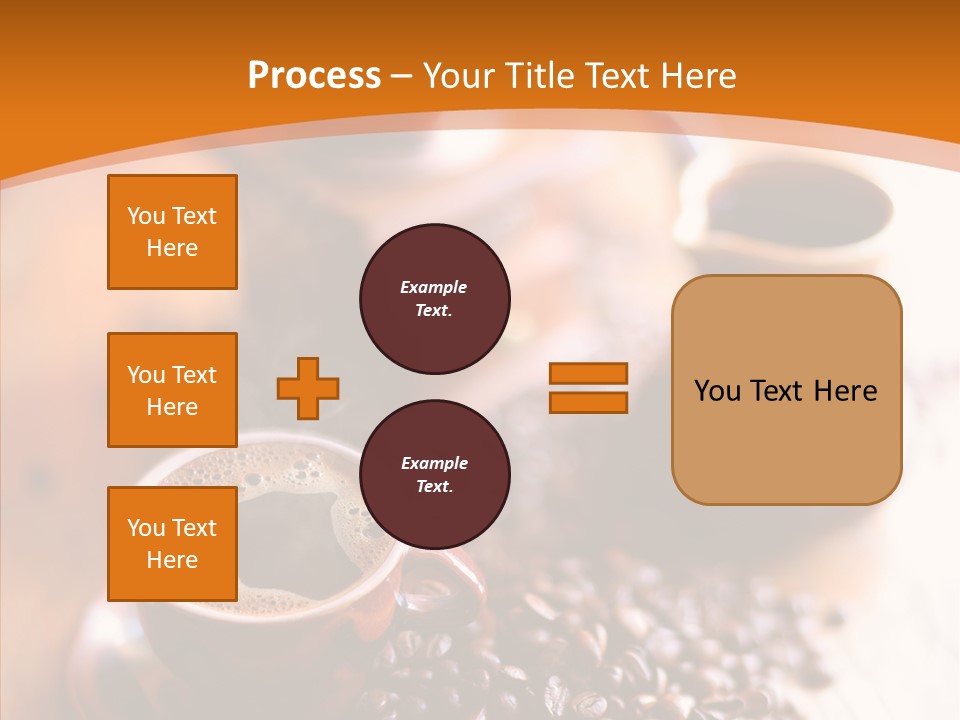 Roasted Grain Coffee Bean PowerPoint Template