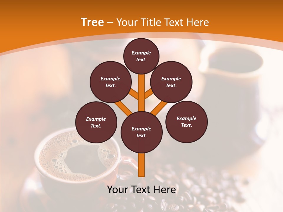 Roasted Grain Coffee Bean PowerPoint Template