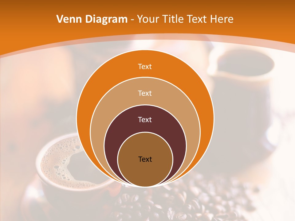 Roasted Grain Coffee Bean PowerPoint Template