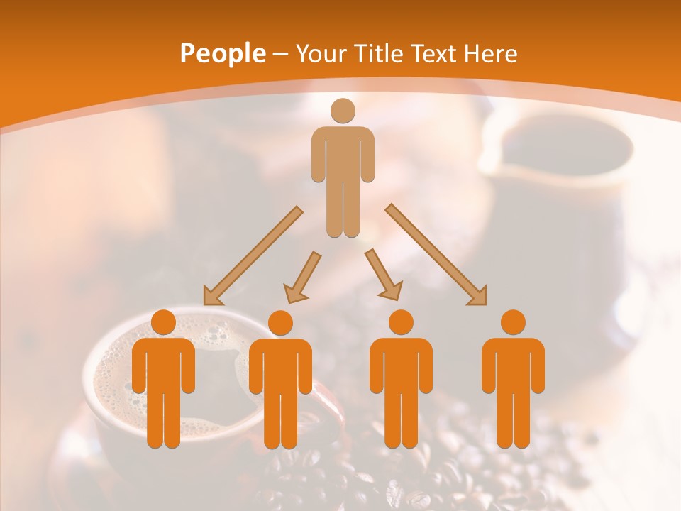 Roasted Grain Coffee Bean PowerPoint Template
