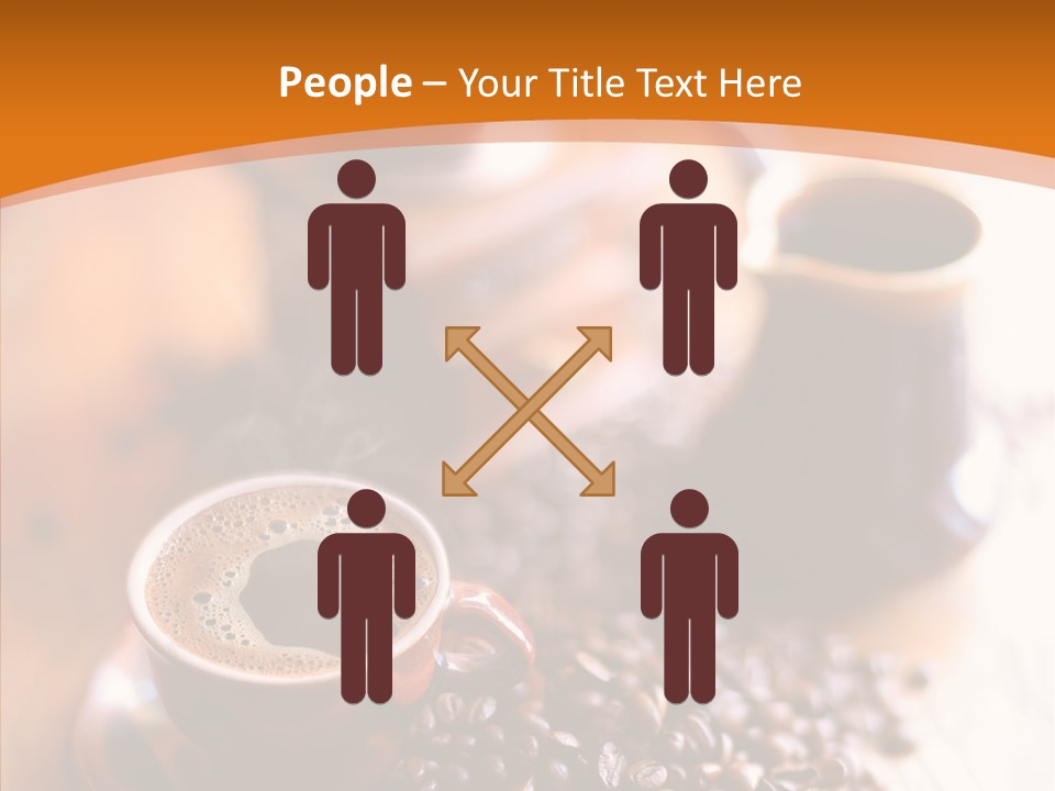 Roasted Grain Coffee Bean PowerPoint Template