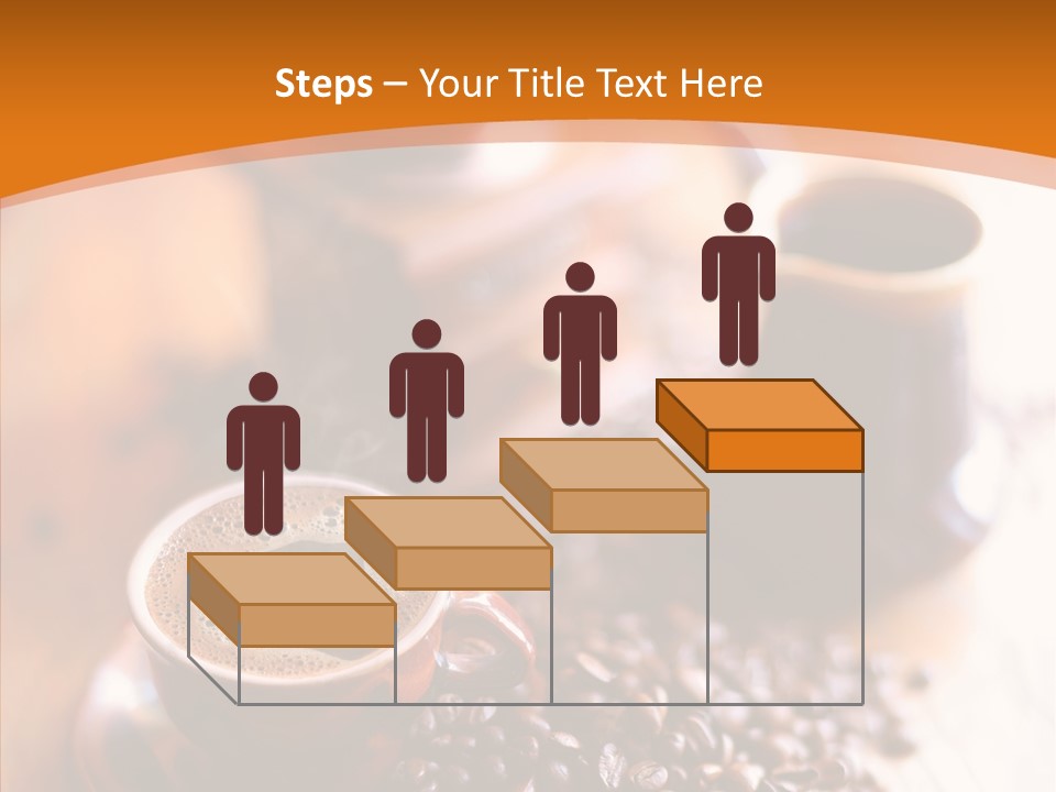 Roasted Grain Coffee Bean PowerPoint Template