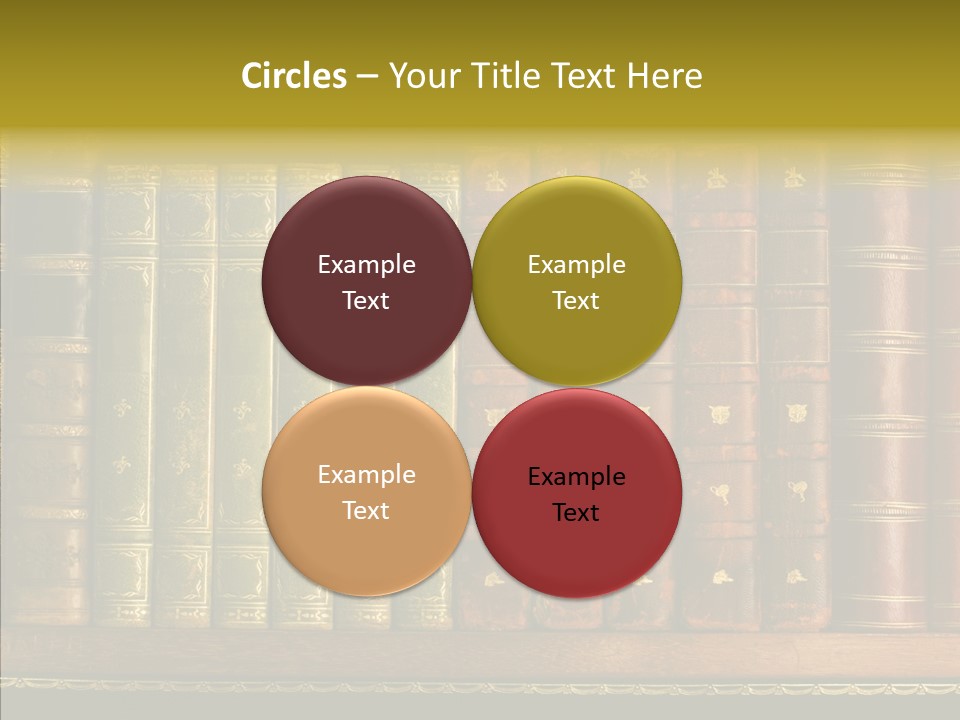Classic Bibliophile Data PowerPoint Template
