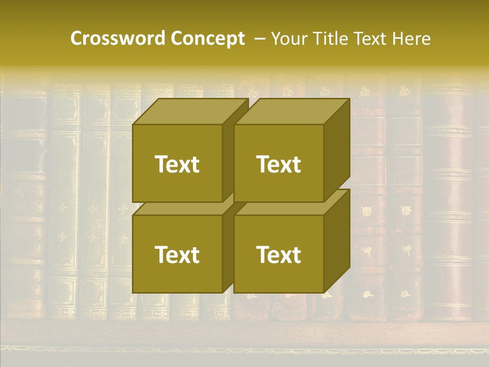 Classic Bibliophile Data PowerPoint Template
