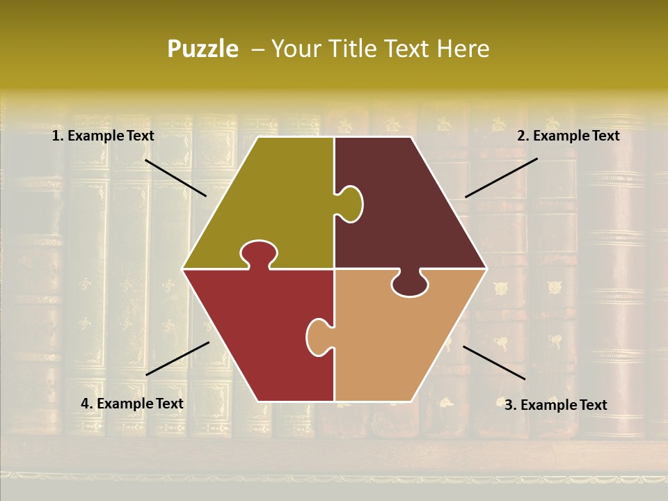 Classic Bibliophile Data PowerPoint Template