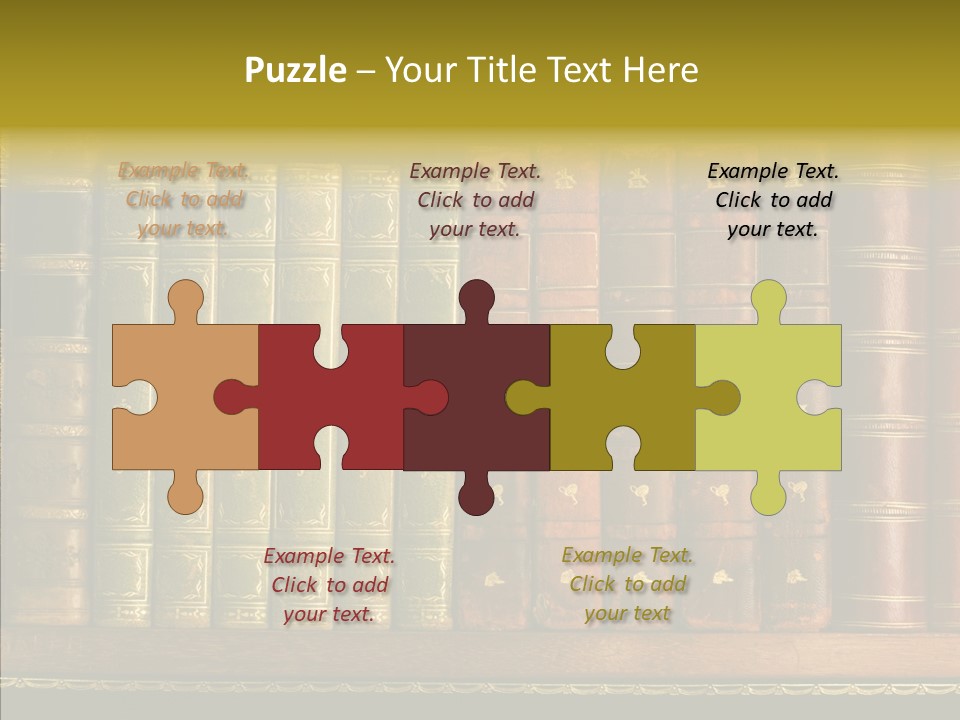 Classic Bibliophile Data PowerPoint Template