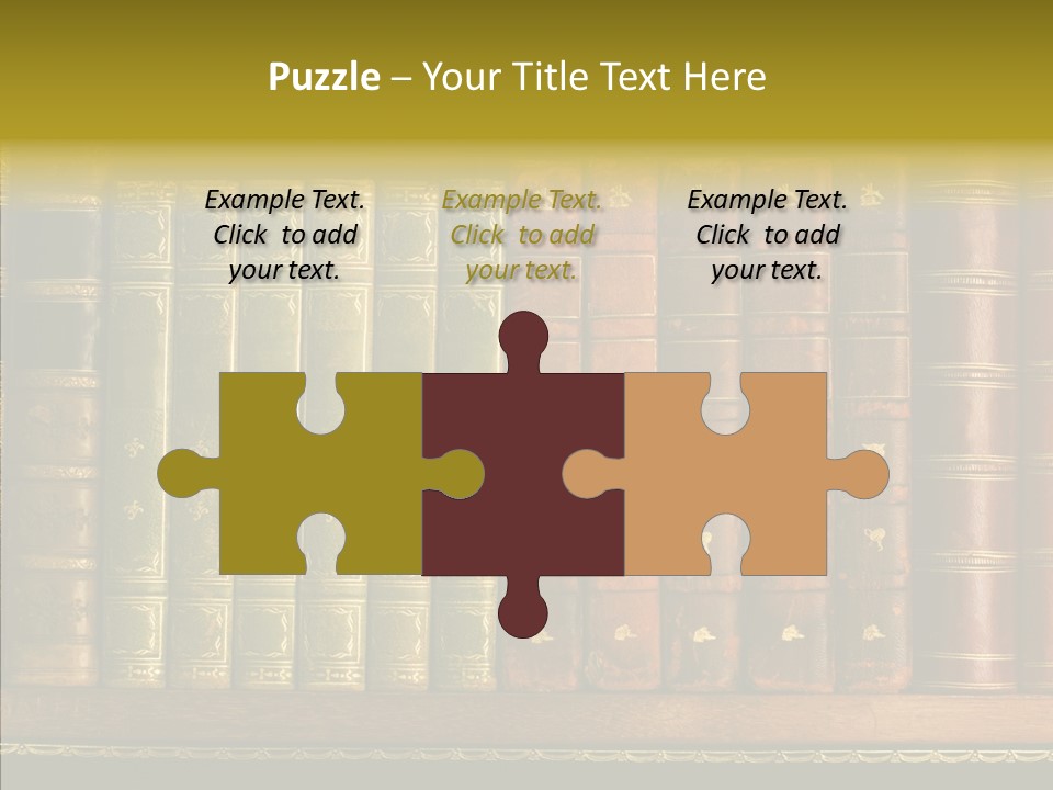 Classic Bibliophile Data PowerPoint Template