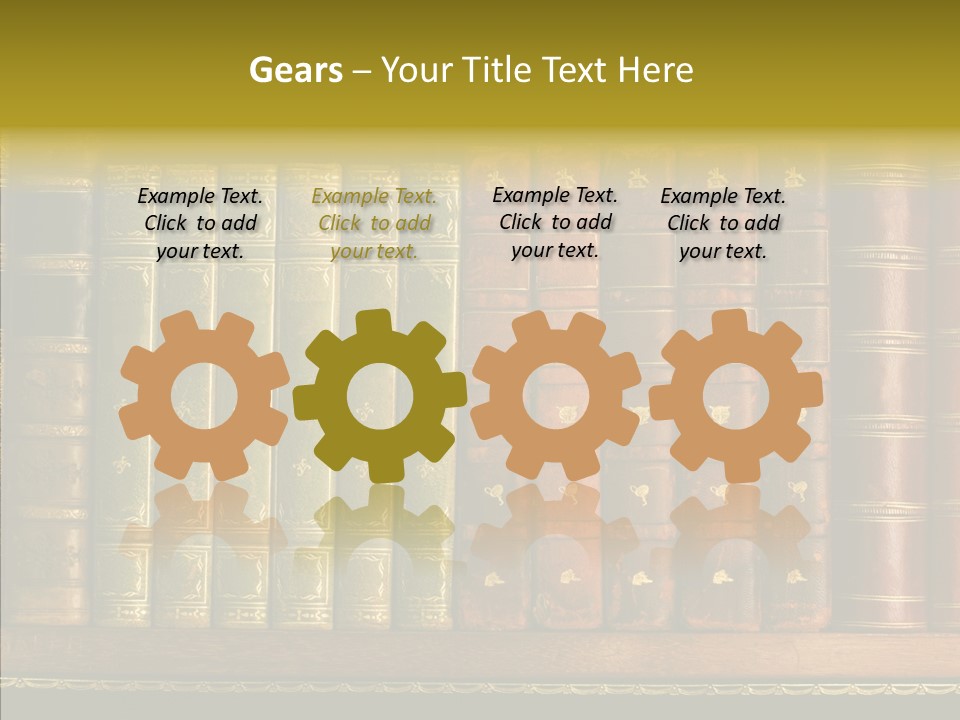 Classic Bibliophile Data PowerPoint Template