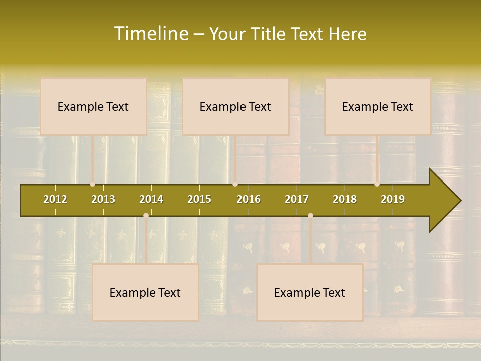 Classic Bibliophile Data PowerPoint Template