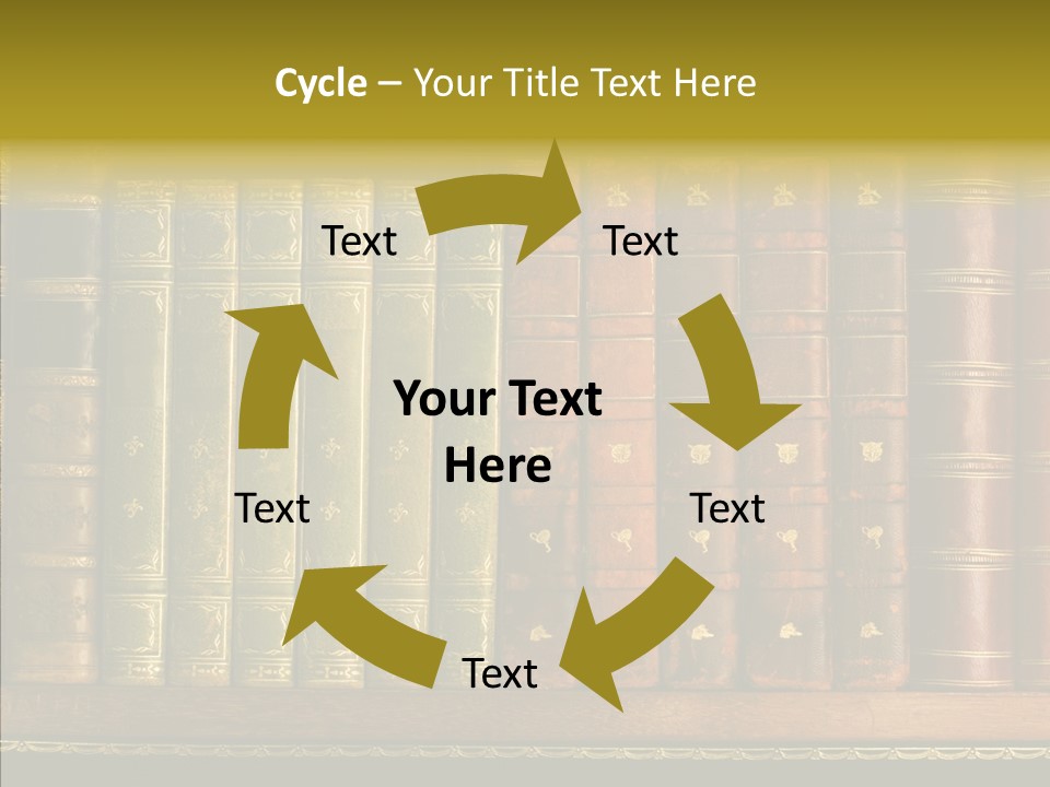 Classic Bibliophile Data PowerPoint Template