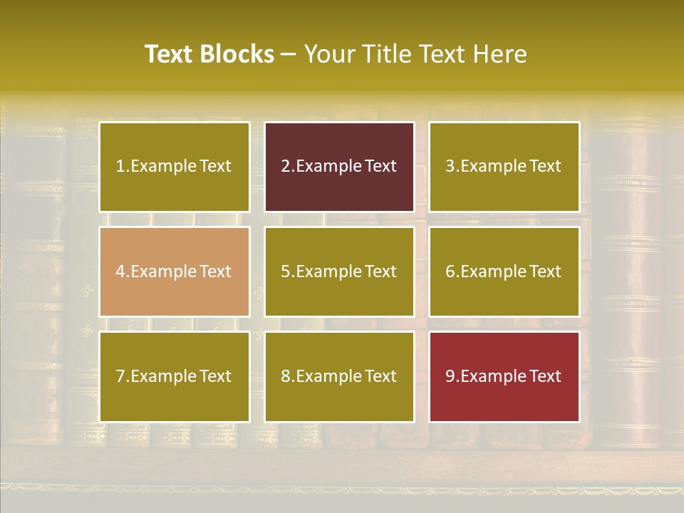 Classic Bibliophile Data PowerPoint Template