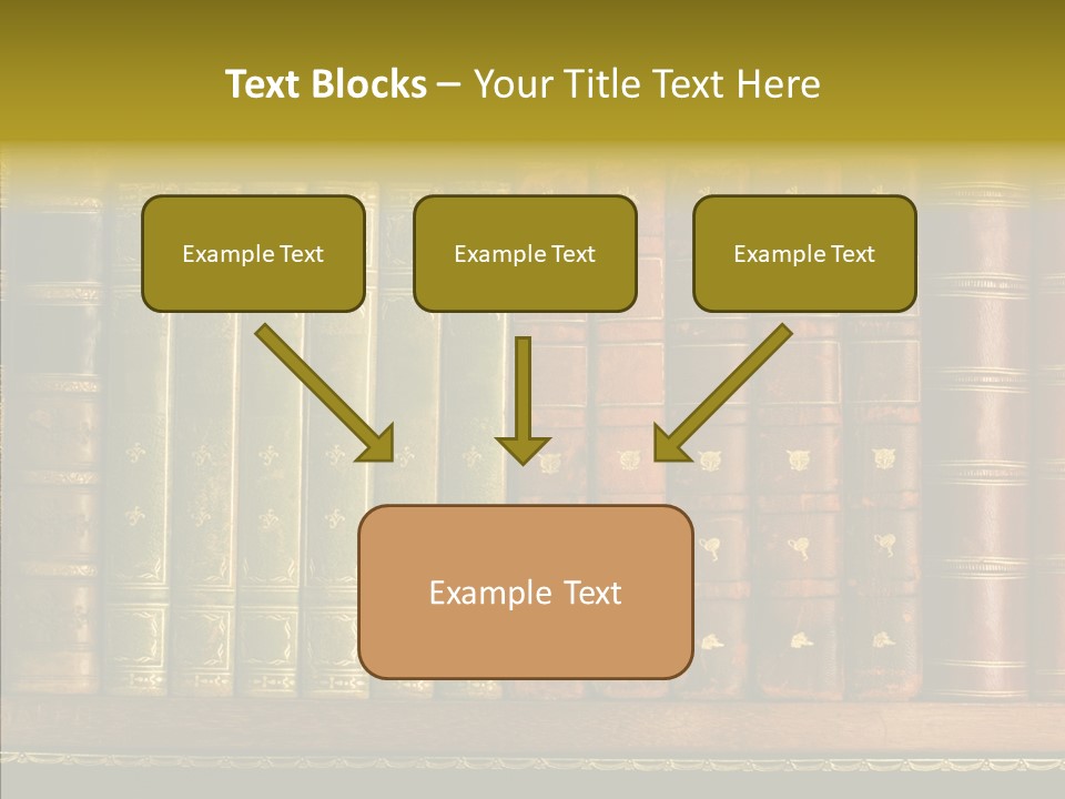 Classic Bibliophile Data PowerPoint Template