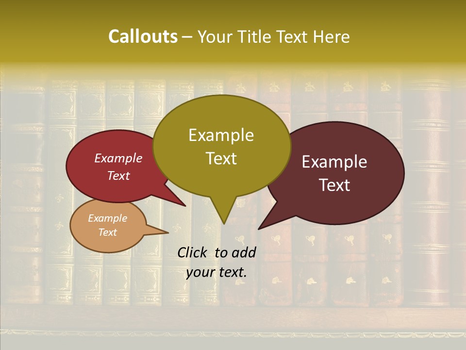 Classic Bibliophile Data PowerPoint Template