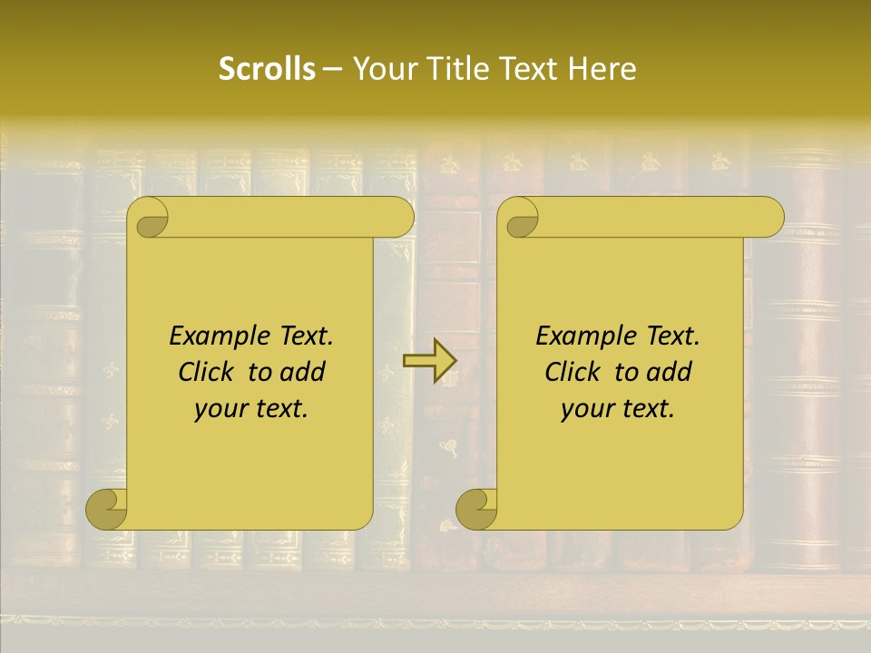 Classic Bibliophile Data PowerPoint Template