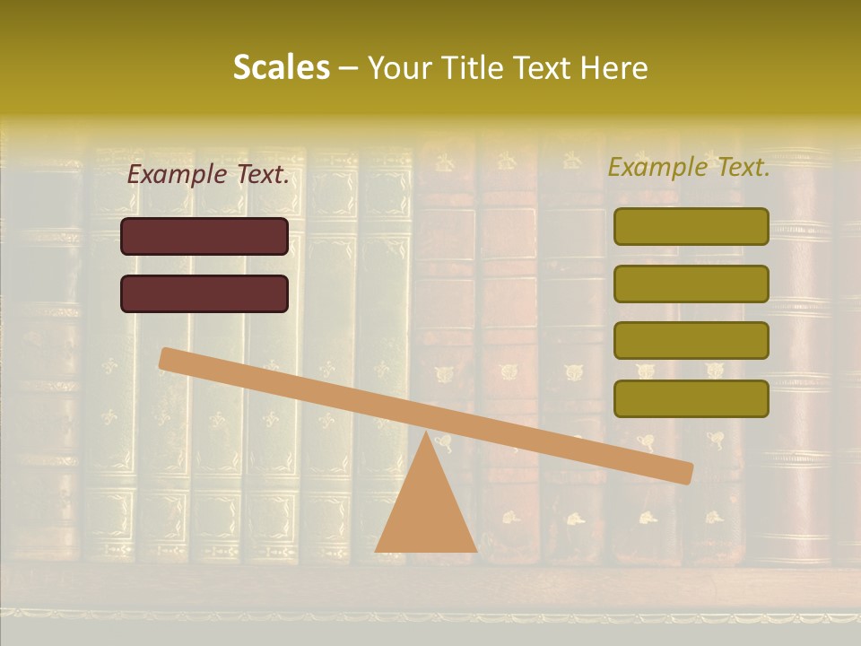 Classic Bibliophile Data PowerPoint Template