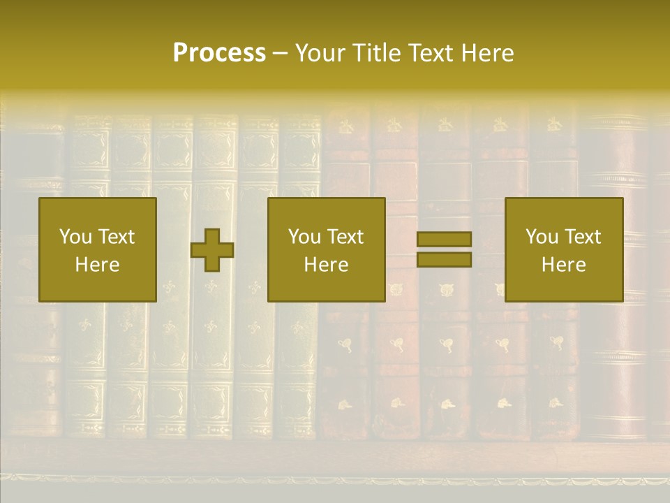 Classic Bibliophile Data PowerPoint Template