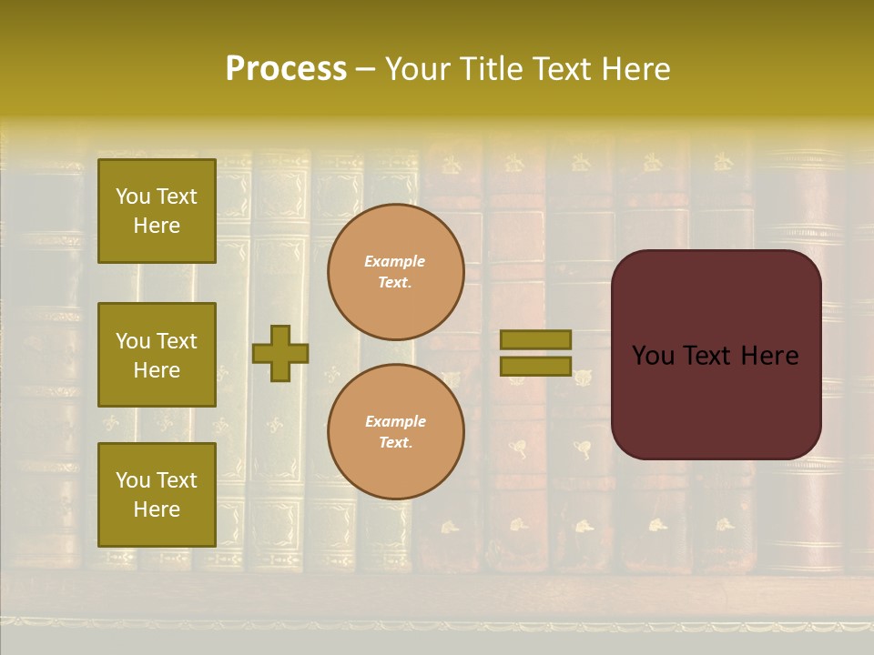 Classic Bibliophile Data PowerPoint Template