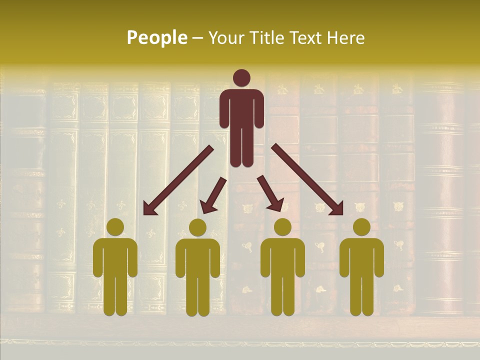 Classic Bibliophile Data PowerPoint Template