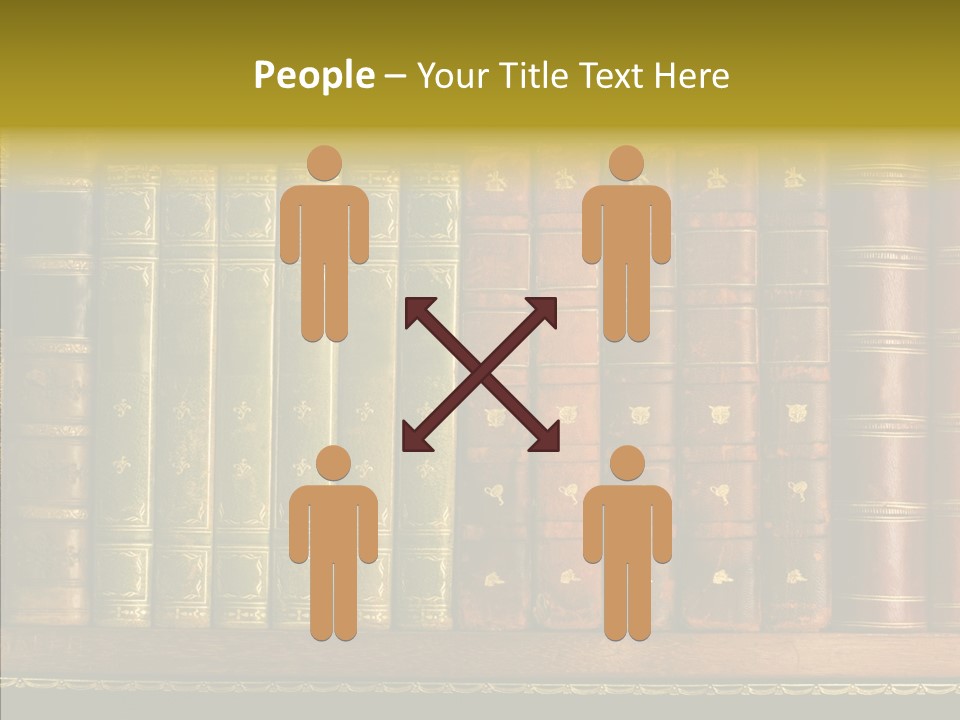 Classic Bibliophile Data PowerPoint Template