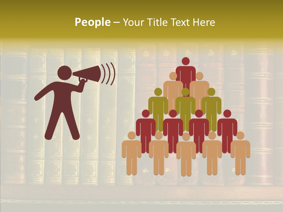 Classic Bibliophile Data PowerPoint Template