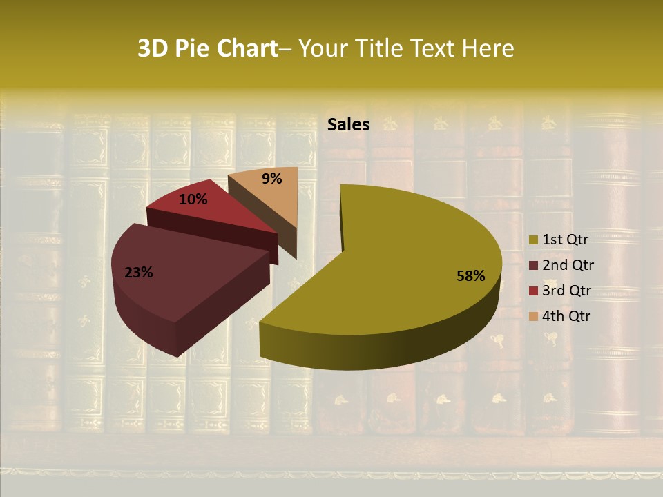 Classic Bibliophile Data PowerPoint Template