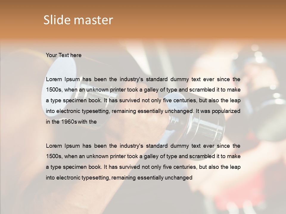 Handsome People Athletic PowerPoint Template