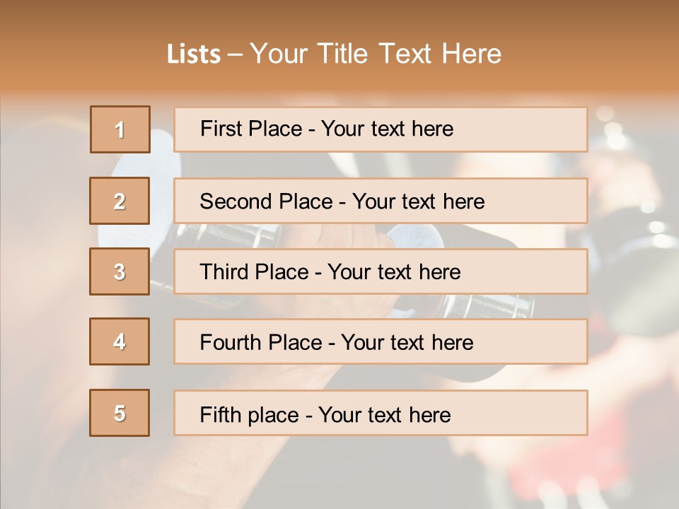 Handsome People Athletic PowerPoint Template