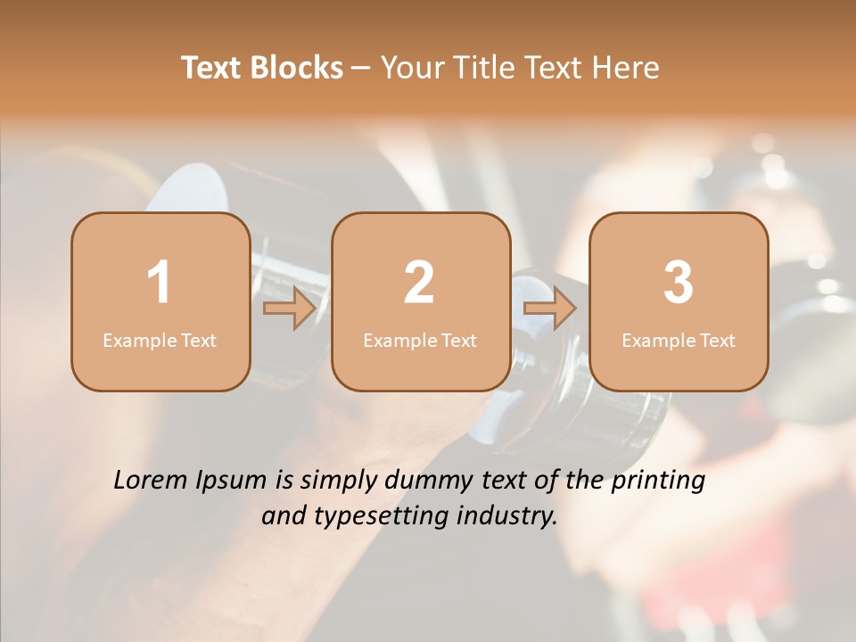 Handsome People Athletic PowerPoint Template