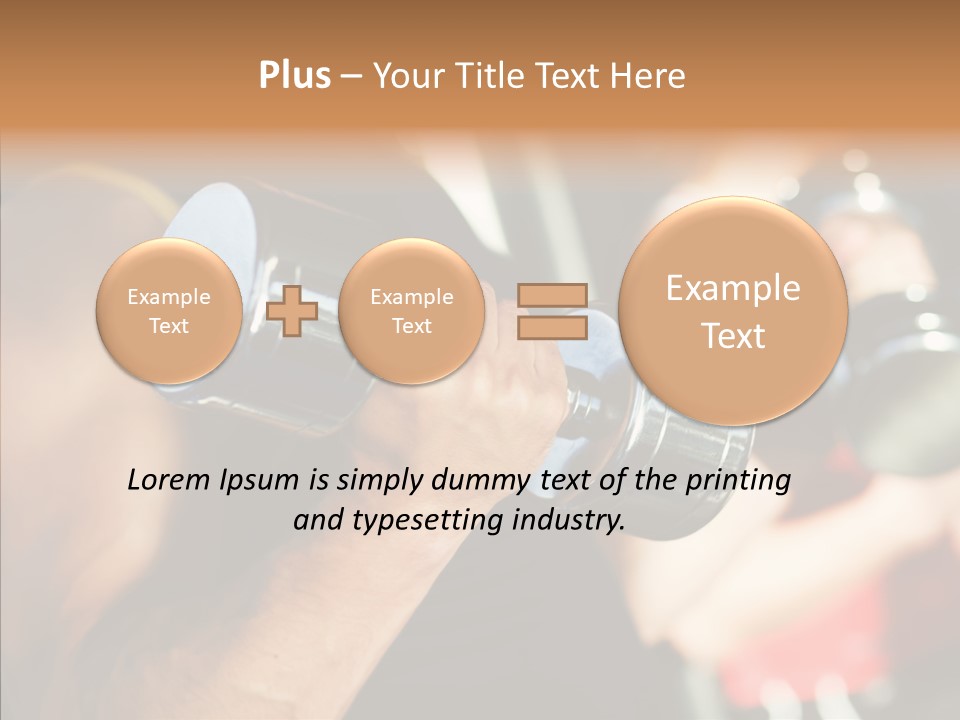 Handsome People Athletic PowerPoint Template