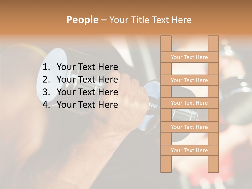 Handsome People Athletic PowerPoint Template