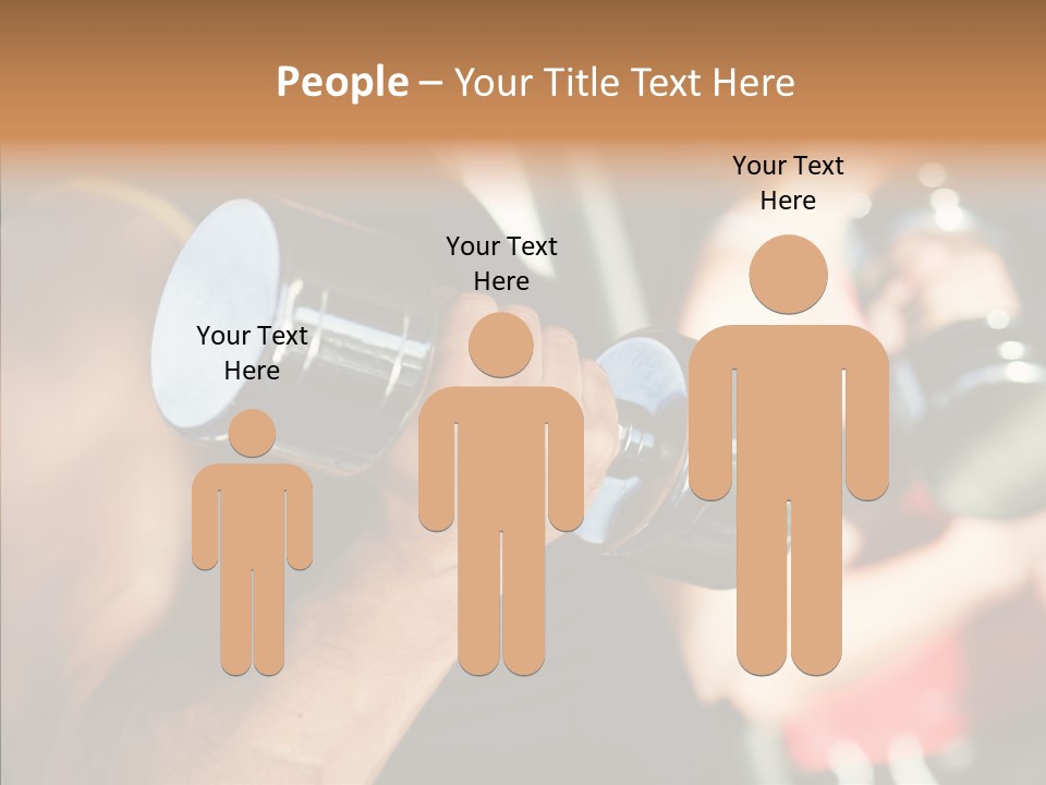 Handsome People Athletic PowerPoint Template