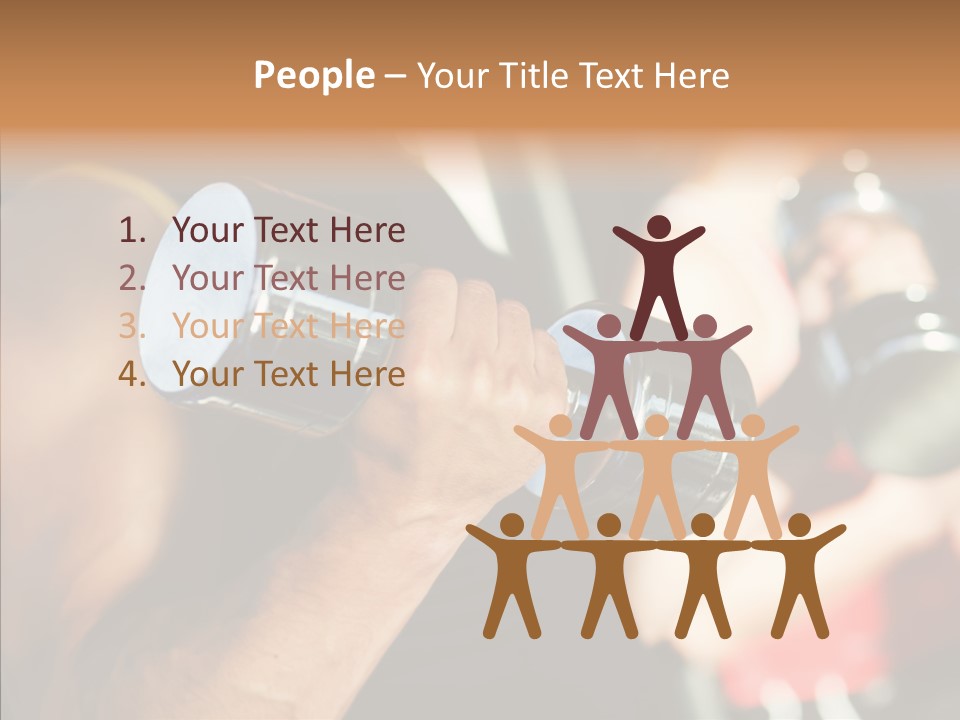 Handsome People Athletic PowerPoint Template