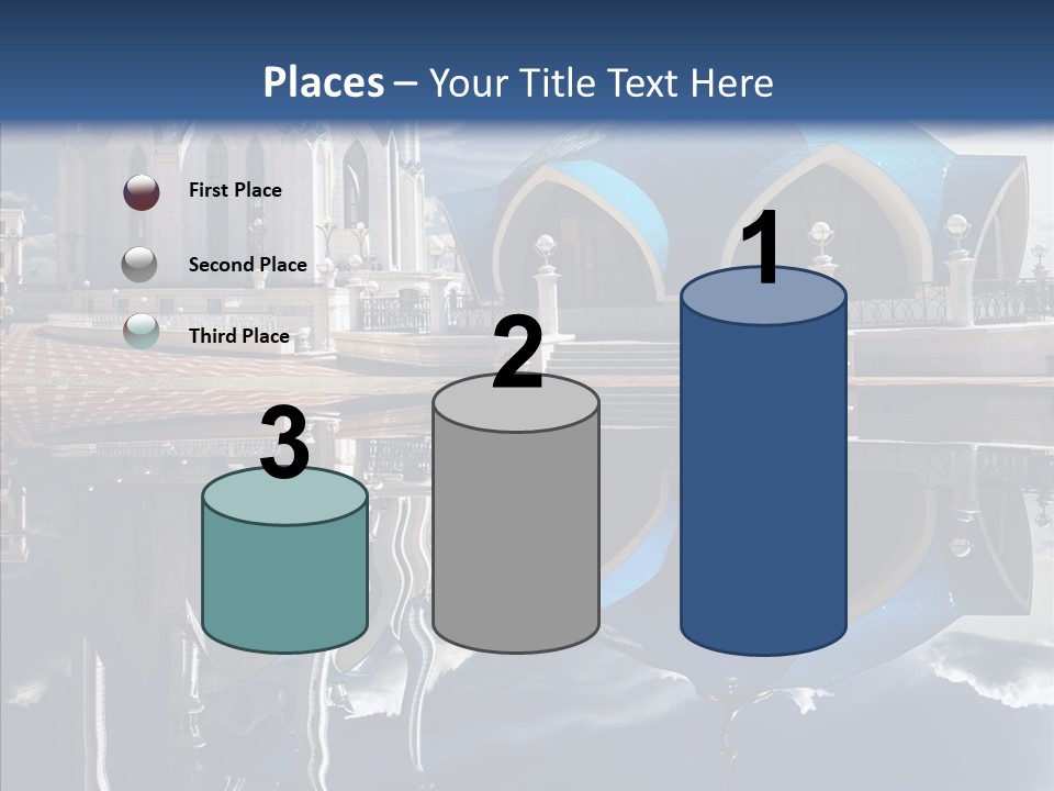 Reflection Gold Serene PowerPoint Template