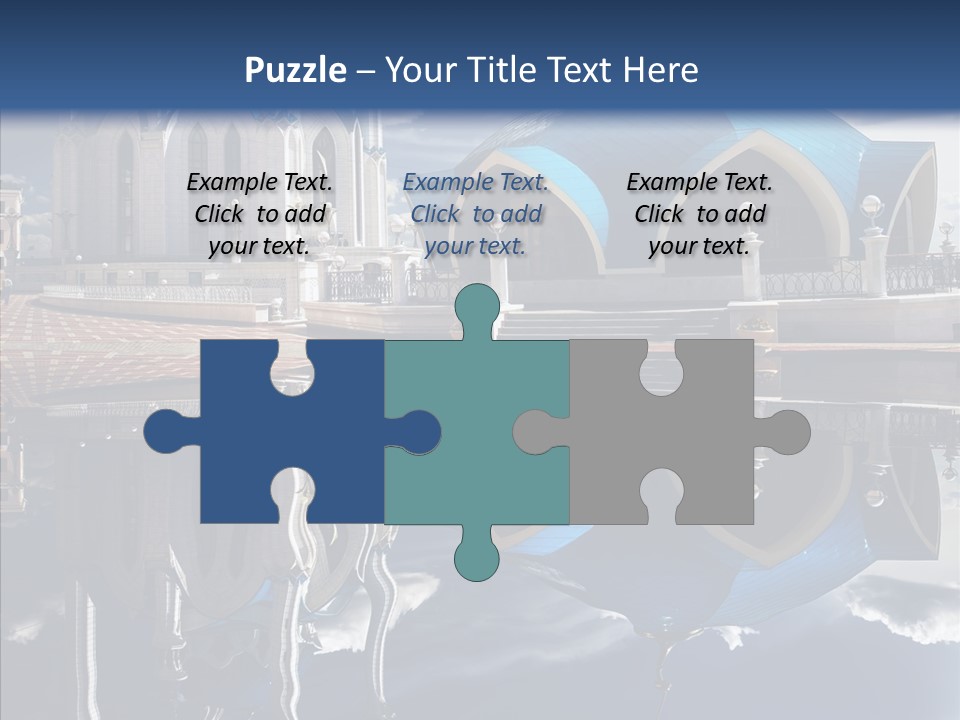 Reflection Gold Serene PowerPoint Template