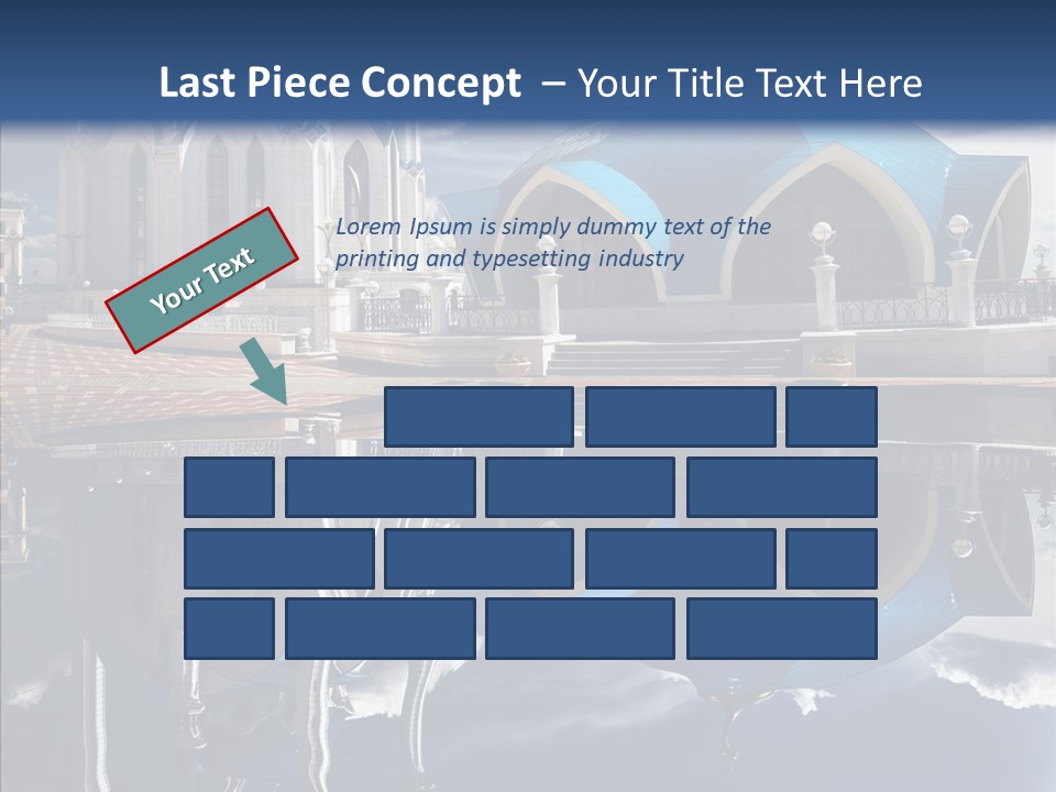 Reflection Gold Serene PowerPoint Template