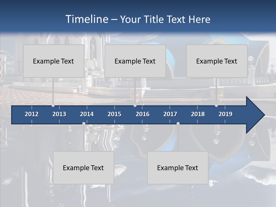 Reflection Gold Serene PowerPoint Template