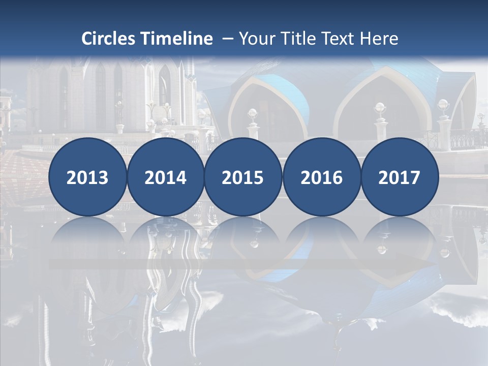 Reflection Gold Serene PowerPoint Template