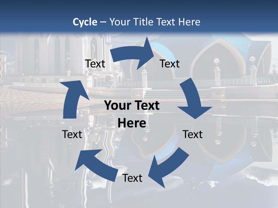 Reflection Gold Serene PowerPoint Template