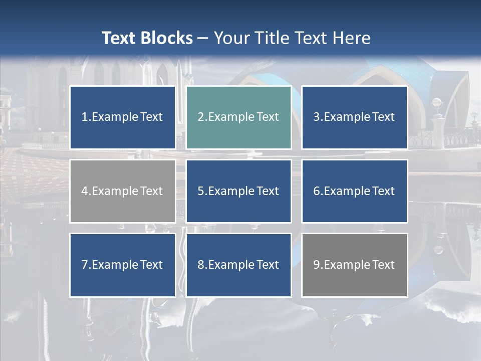 Reflection Gold Serene PowerPoint Template
