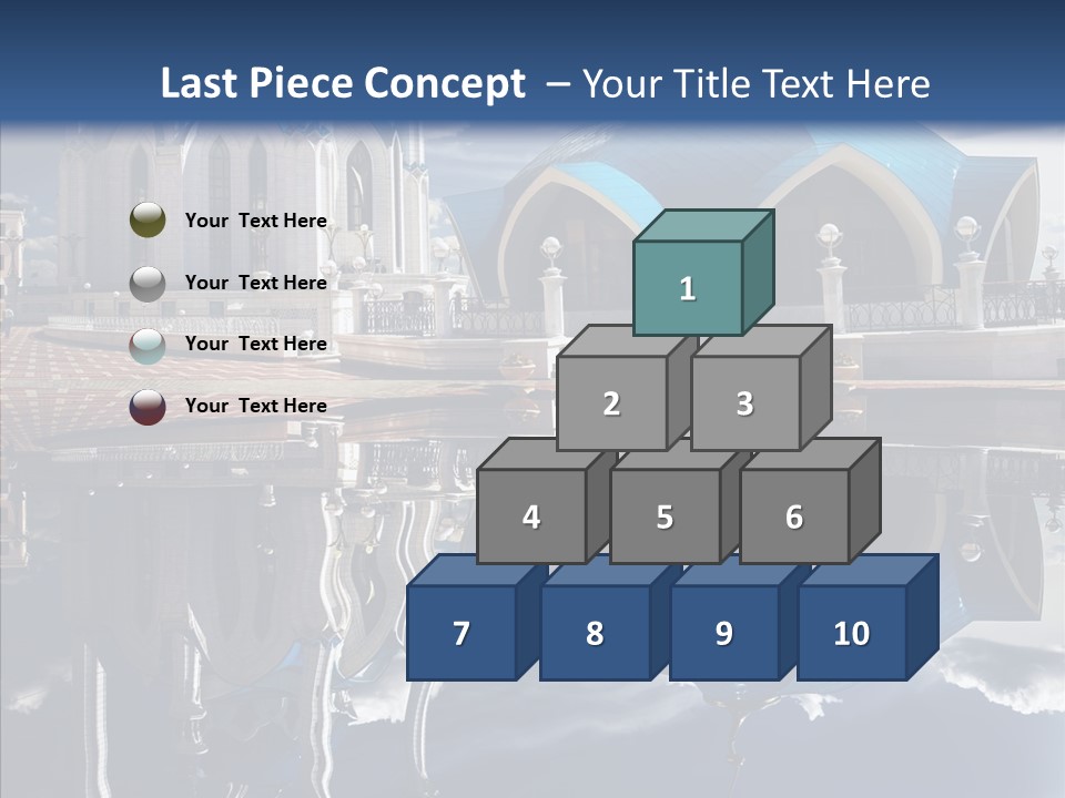 Reflection Gold Serene PowerPoint Template